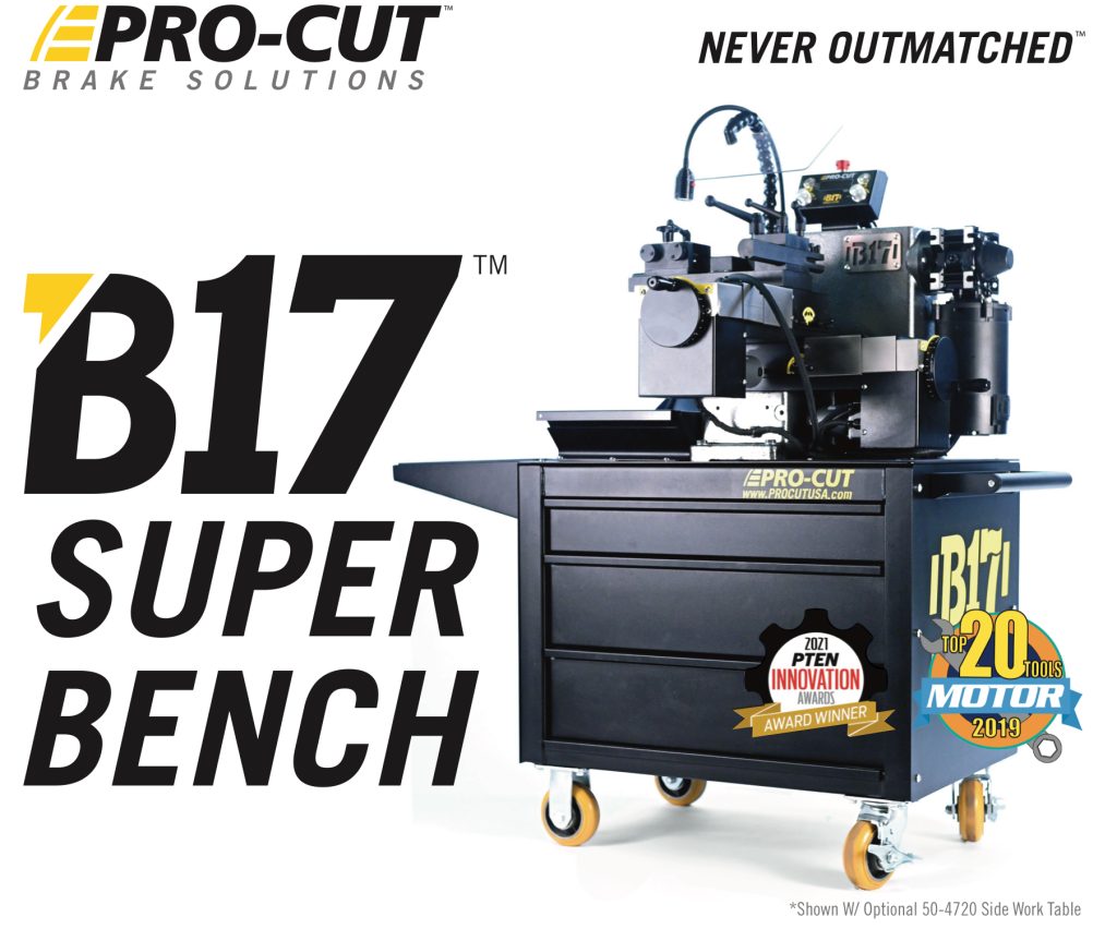 B17 ProCut Bench Brake Lathe - Automotive Equipment Services